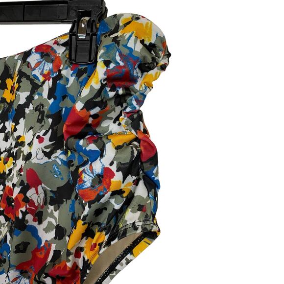 Swim by Cacique Lane Bryant Hazy Fields High Rise Swim Bottom Size 20 New - Picture 3 of 6